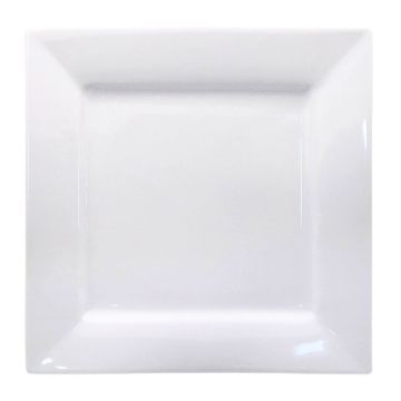 Image of Square Aja White Place Plate 12"